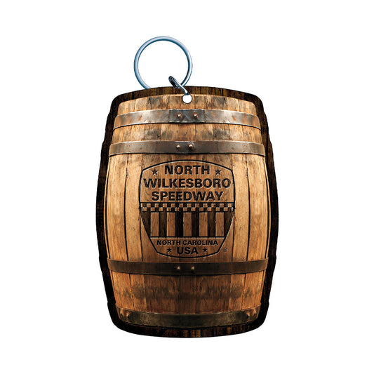 NWS Wood Barrel Keychain