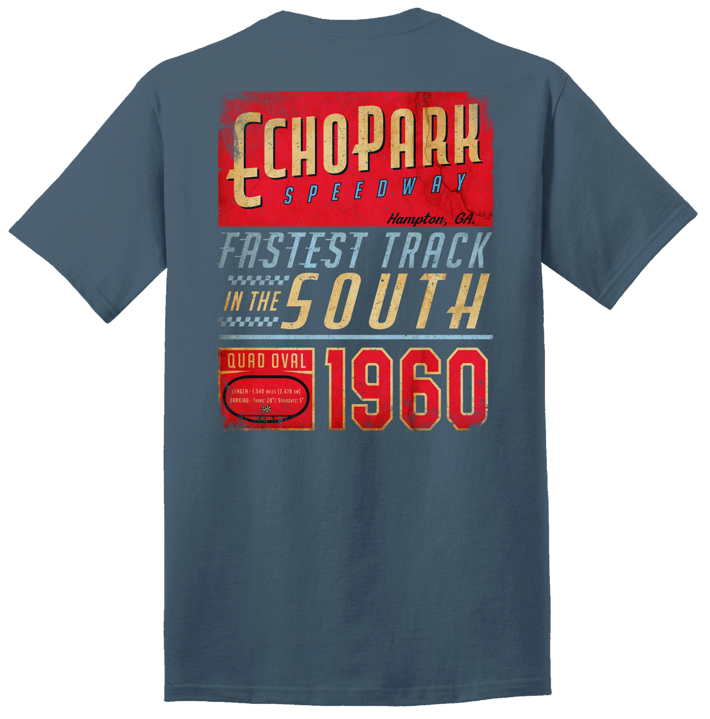EchoPark Speedway Pennant Poster Tee