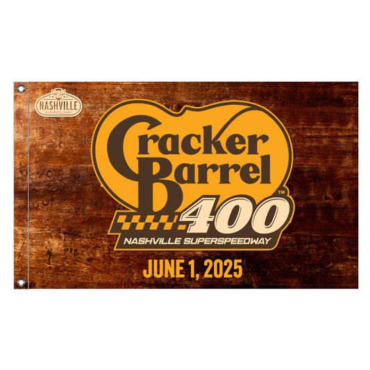 Cracker Barrel 400 Event 3x5 Fan Flag