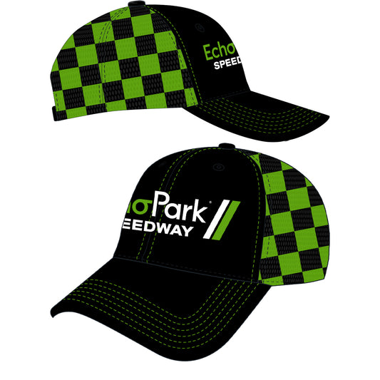 EPS Youth Black and Green Checkered Hat