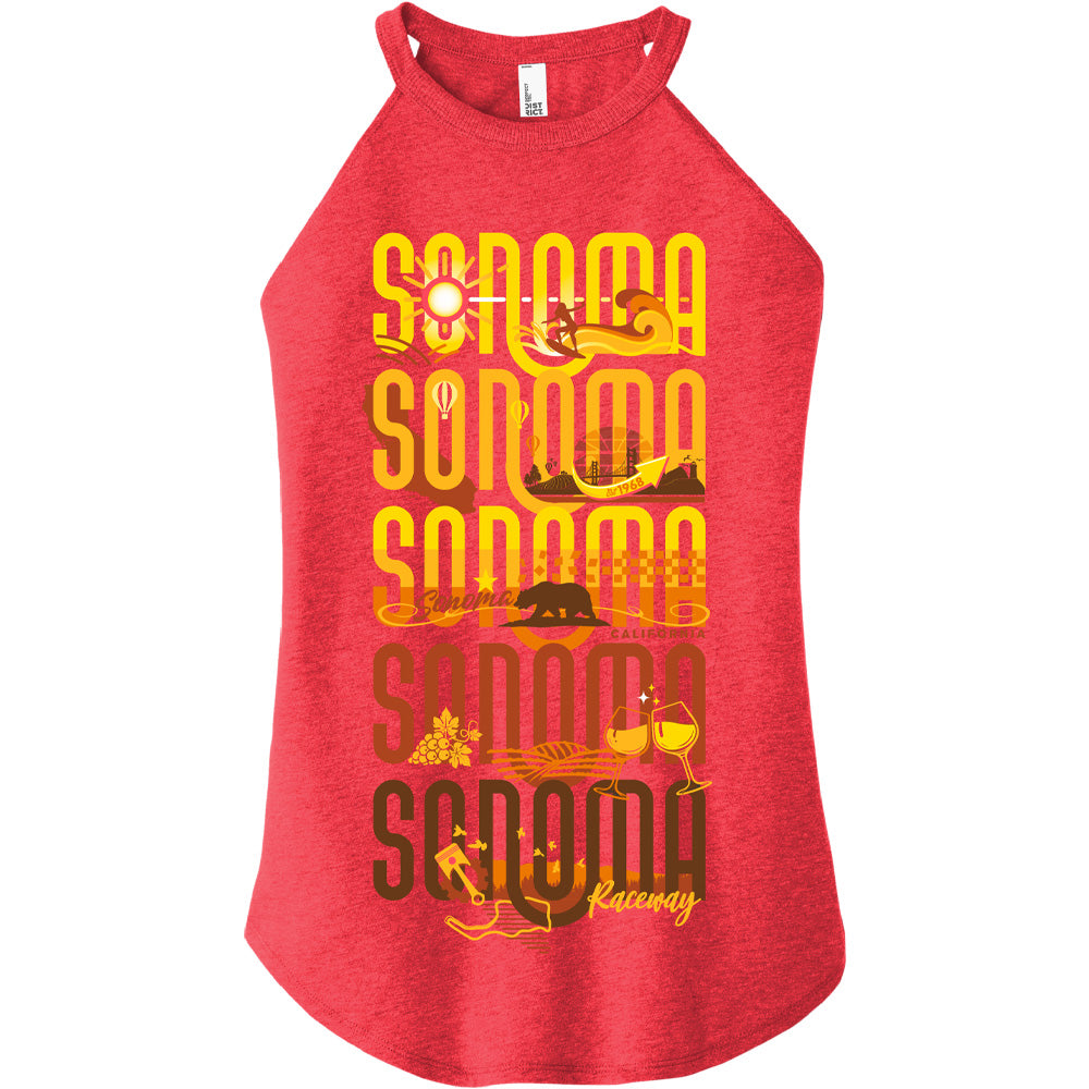 SR Ladies Script Tank Top