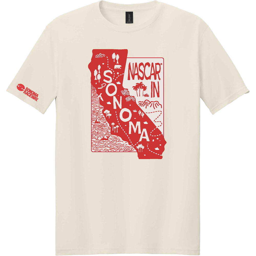 thumbnail image 2 of Vintage NASCAR Shirt From 2006 Las Vegas 'A Sure Bet' – Size Medium, White, Unisex 2 of 6