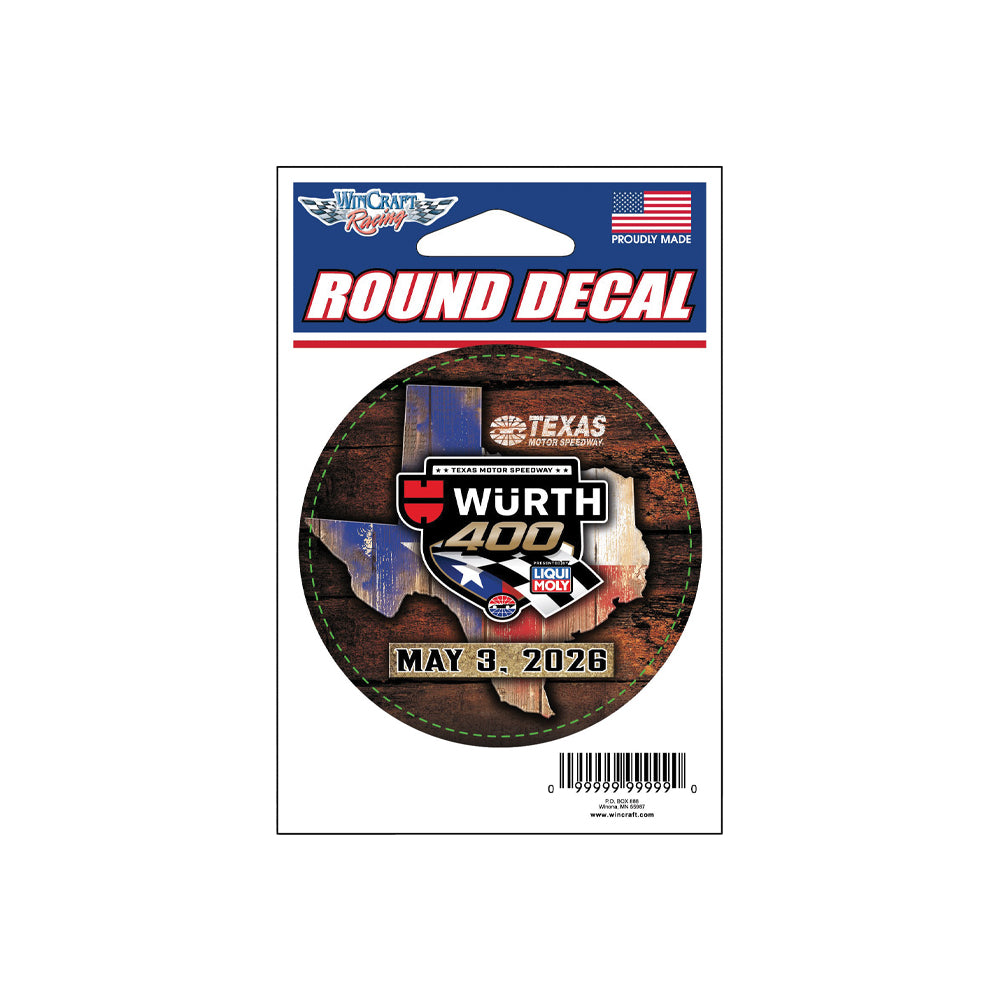 Würth 400 Round Decal