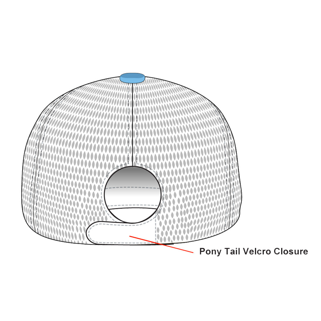 NSS Ladies Pastel Logo Ponytail Hat