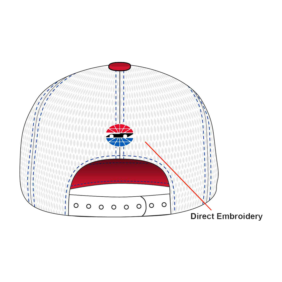 TMS Logo Patch Hat Red