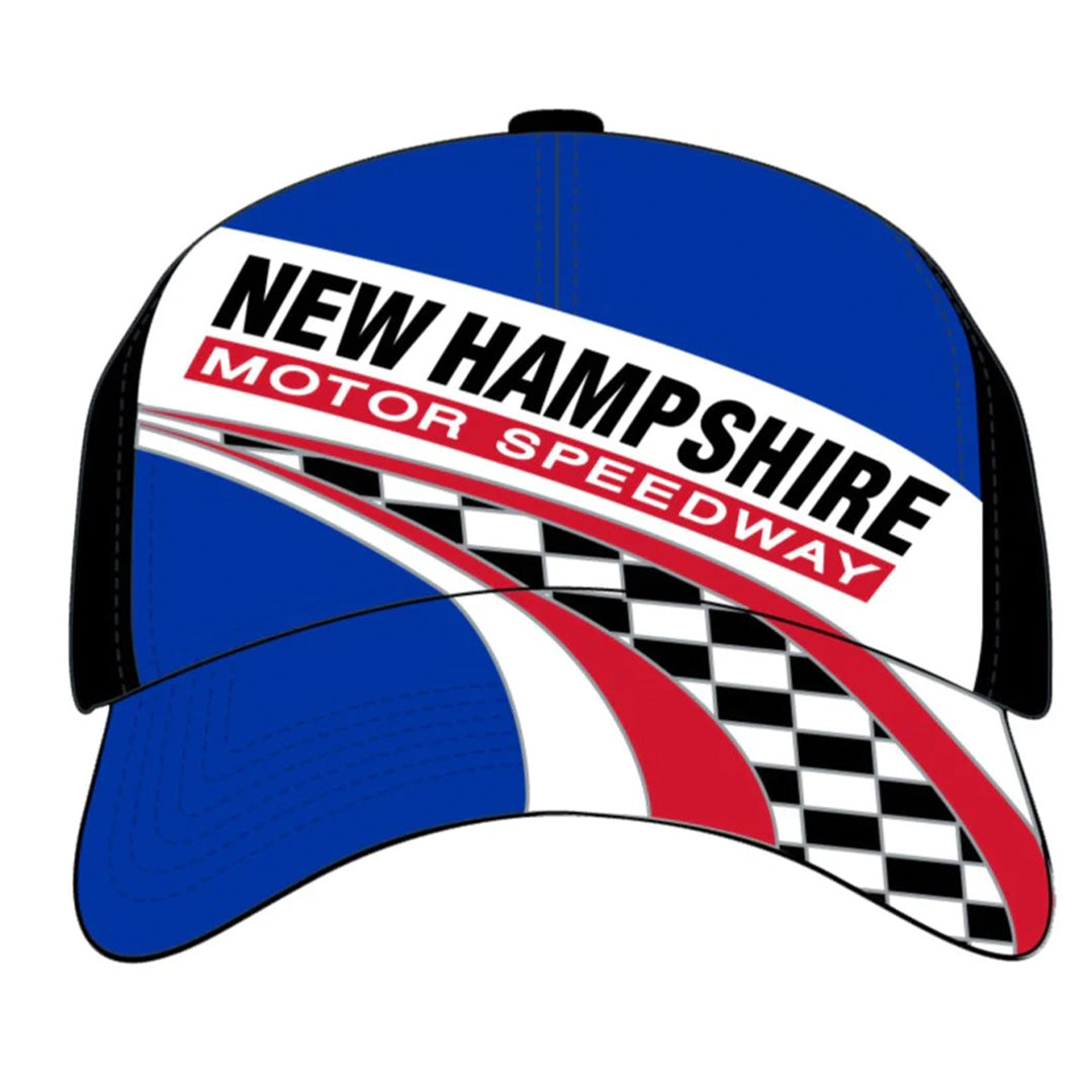 NHMS Checkered Bill Hat Speedway Motorsports Online Store