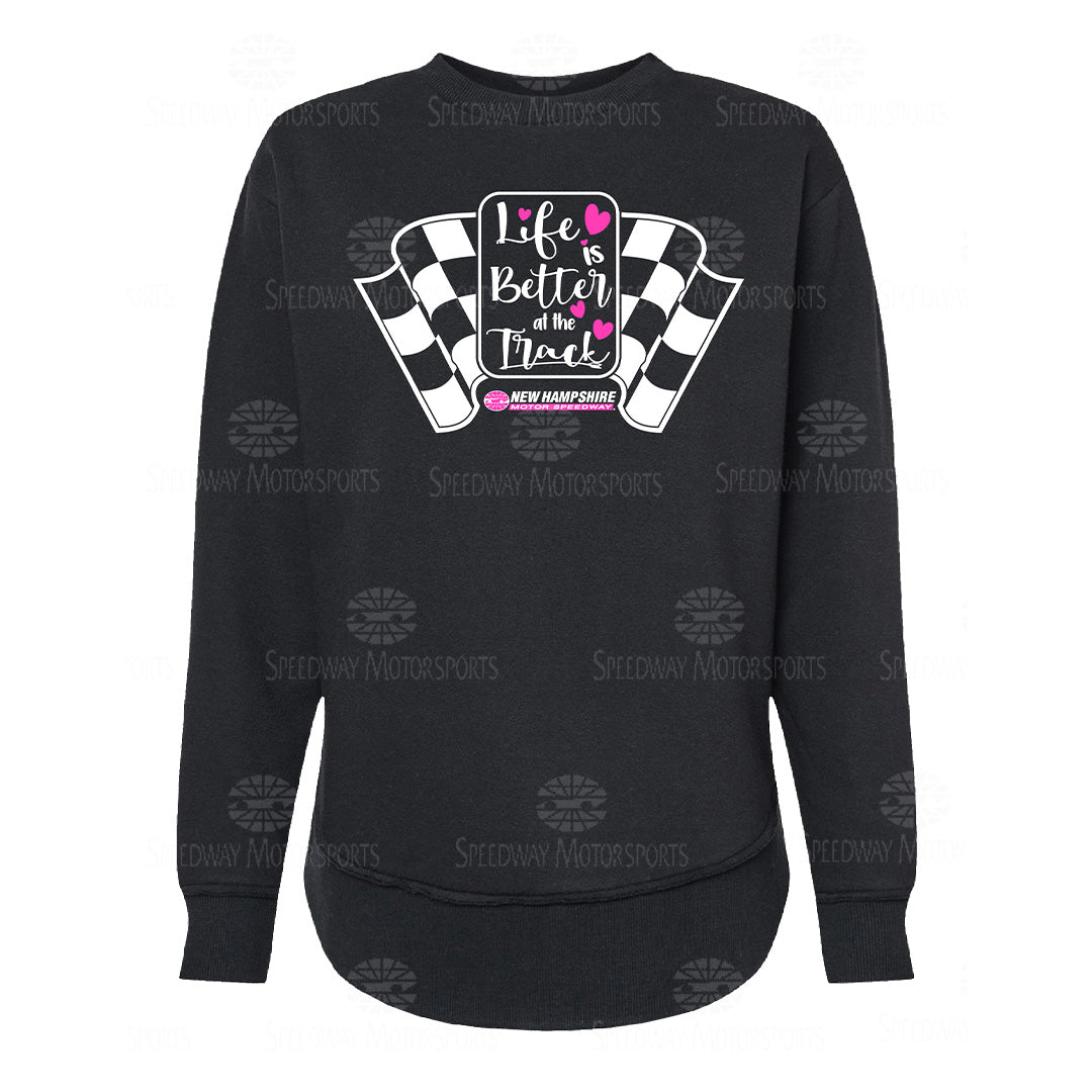 NHS Ladies Life is Better Crew Hoodie