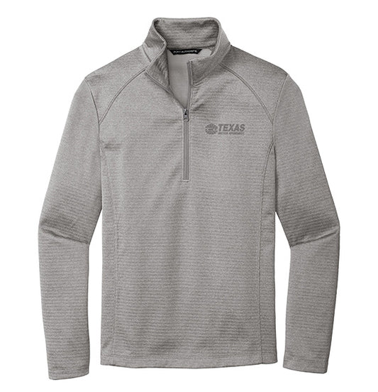 TMS Embroidered Mens Quarter Zip