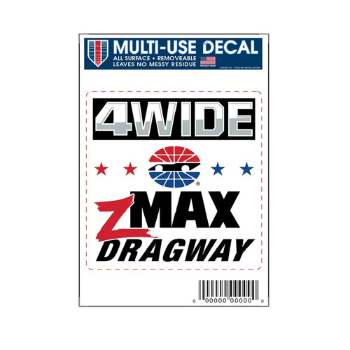 zMAX Dragway 4Wide Decal