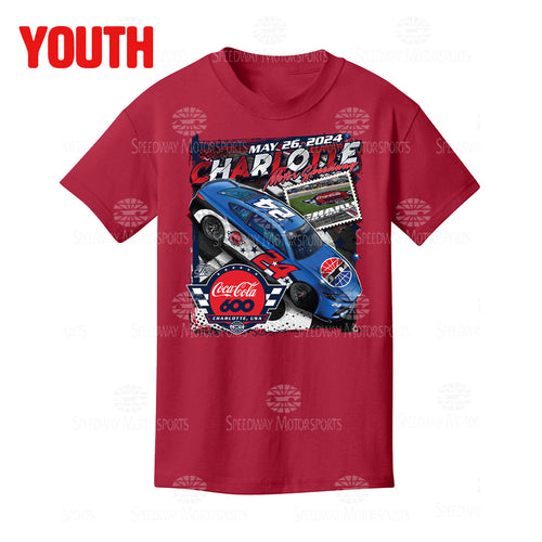 Coca-Cola 600 Youth Event Tee Red