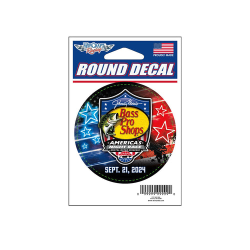 Bass Pro Shops Night Race Event Decal