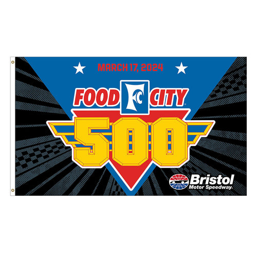 Food City 500 3x5 Fan Flag