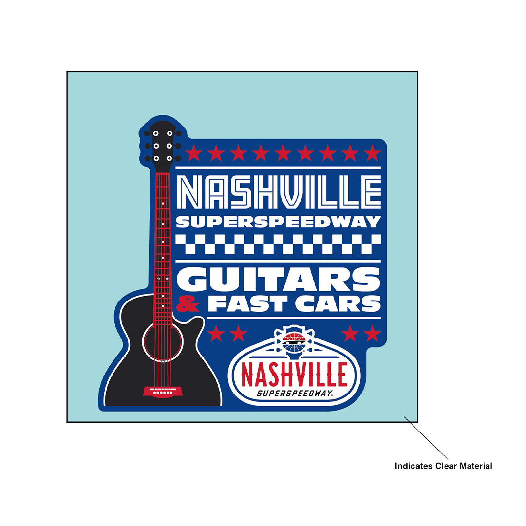 NSS Guitars and Fast Cars Decal – Speedway Motorsports Online Store