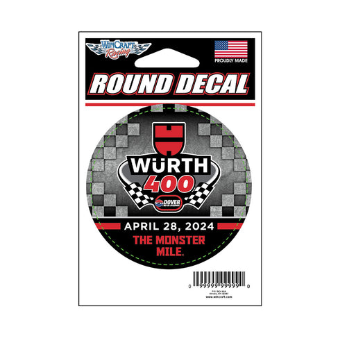 Wurth 400 Event Round Decal