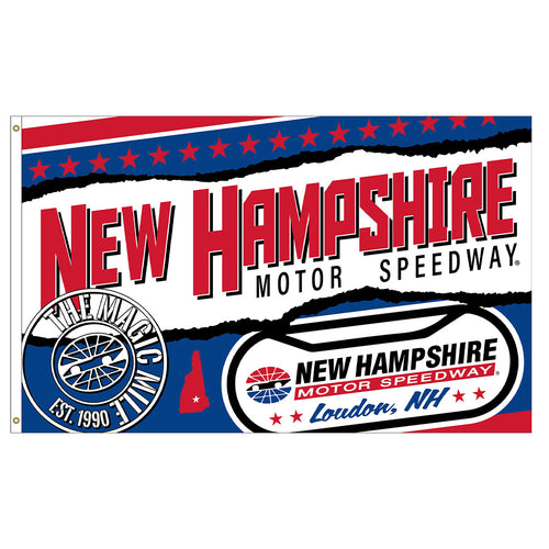 NHMS State Outline 3x5 Fan Flag