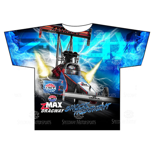 zMAX Dragway Shock Treatment Sublimated Tee