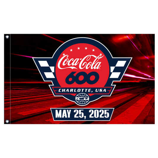 Coca Cola 600 Track 3x5 Flag