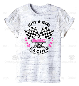 CMS Ladies Just a Girl Tee