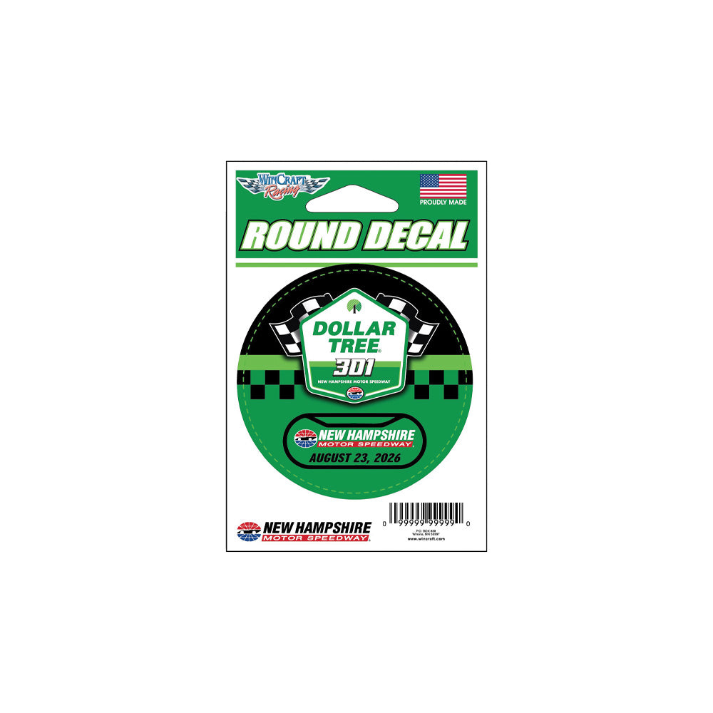 DT301 Round Decal