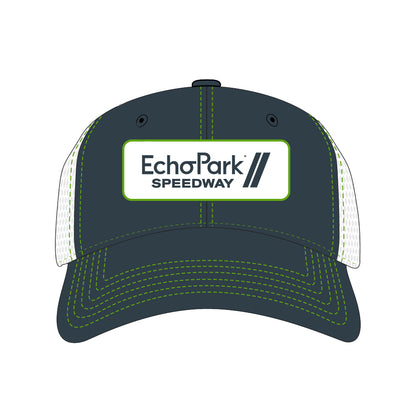EchoPark Speedway Green and White Patch Hat