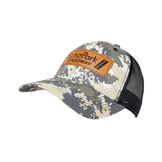 EPS Camo Leather Patch Hat