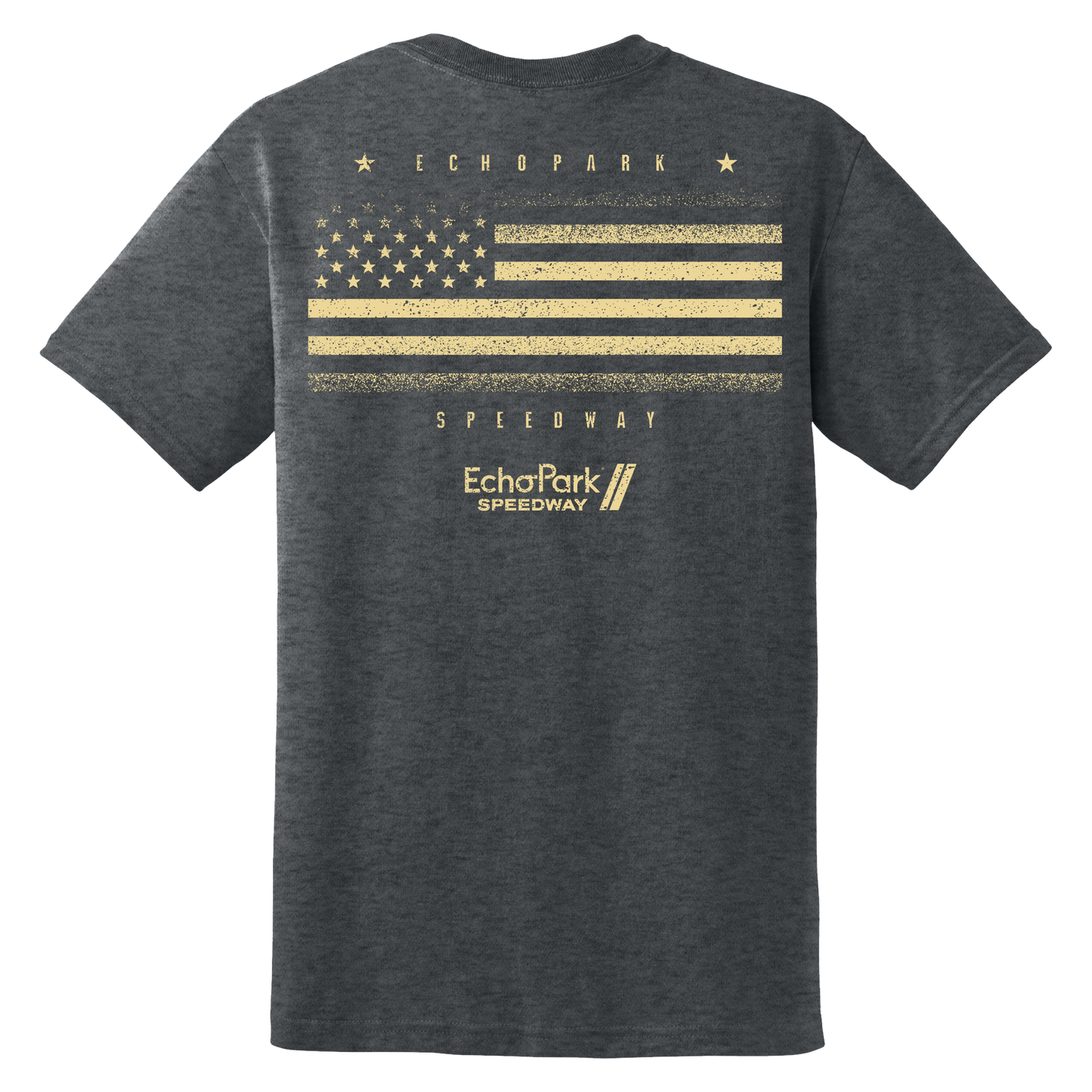 EchoPark Speedway Stencil Flag Tee