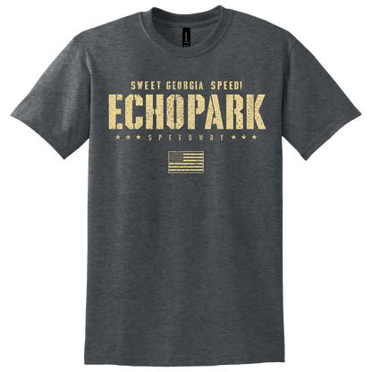 EchoPark Speedway Stencil Flag Tee