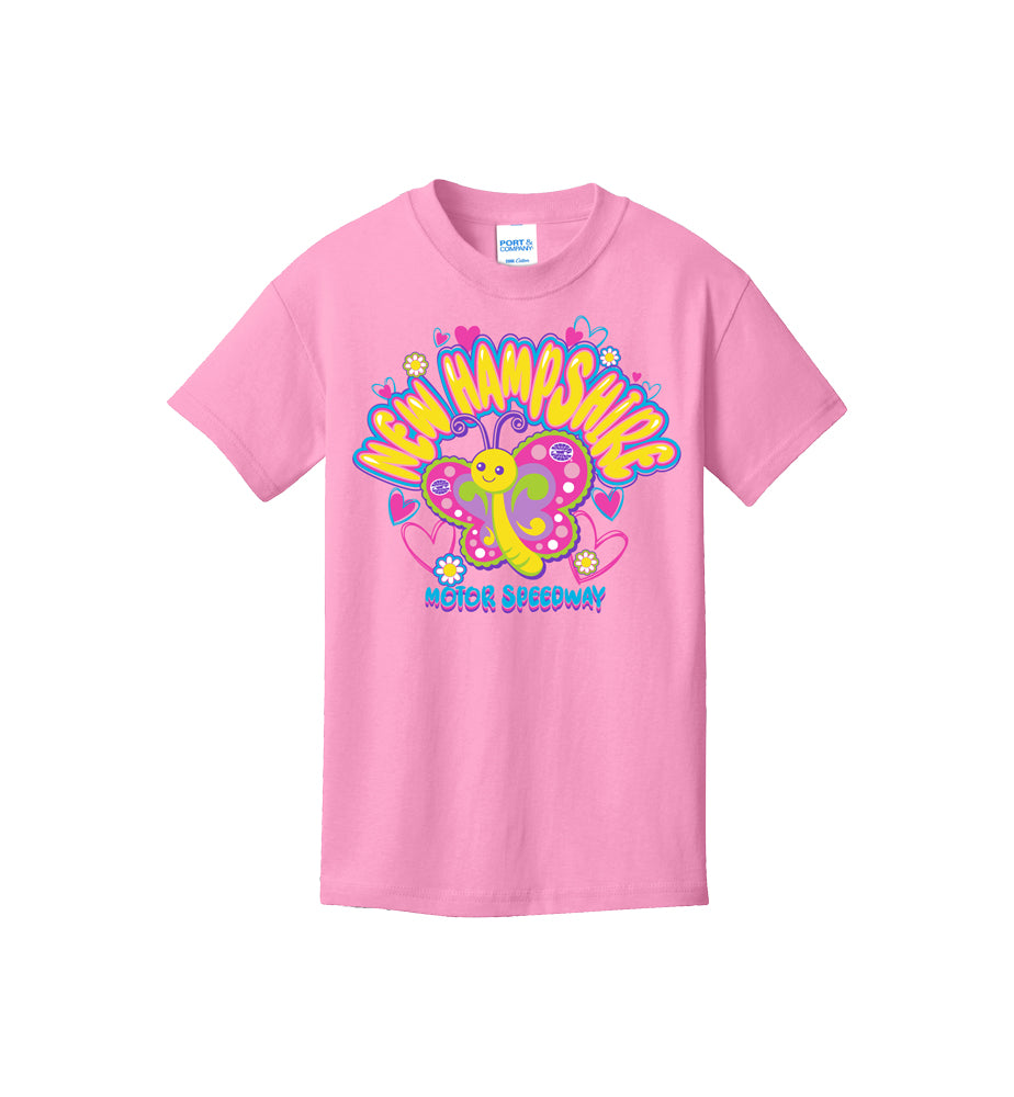 NHMS Girls Butterfly Tee