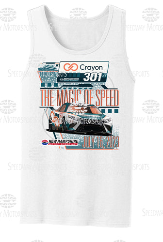 CRAYON 301 EVENT TANK TOP White
