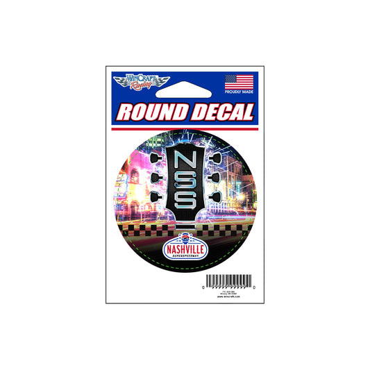 NSS Neon Round Decal
