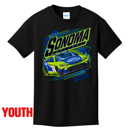 SR Neon Car Youth Tee