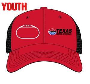 TMS DOUBLE LOGO YOUTH HAT Red