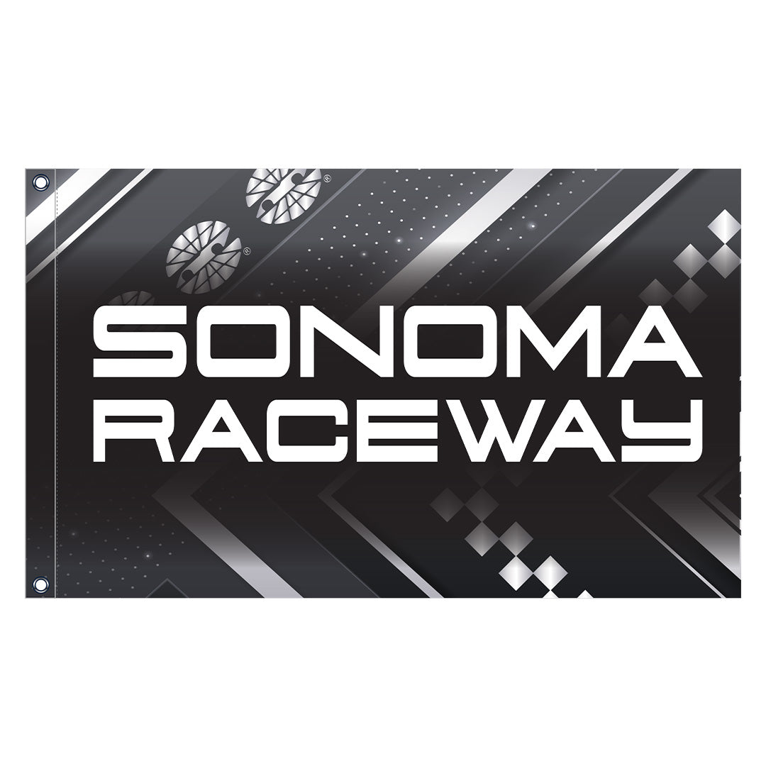 SR 3x5 Fan Flag - Sonoma Raceway – Speedway Motorsports