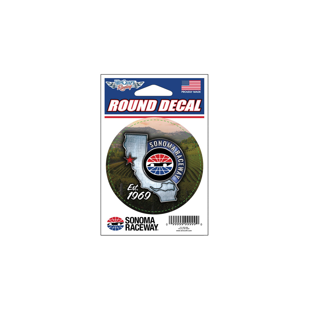 SNA State Outline Round Decal