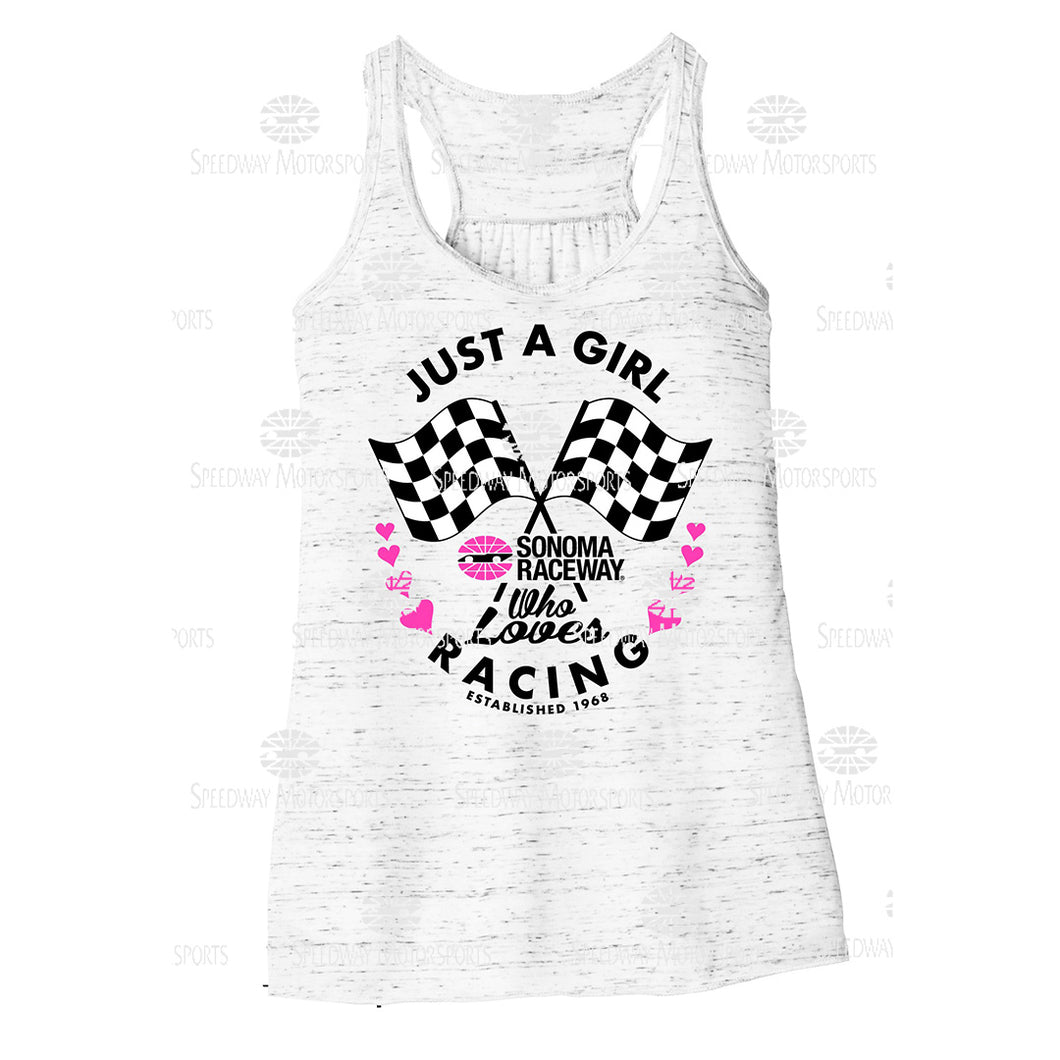 SONOMA JUST A GIRL TANK TOP White