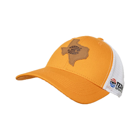 TMS TX Globe Leather Patch Hat