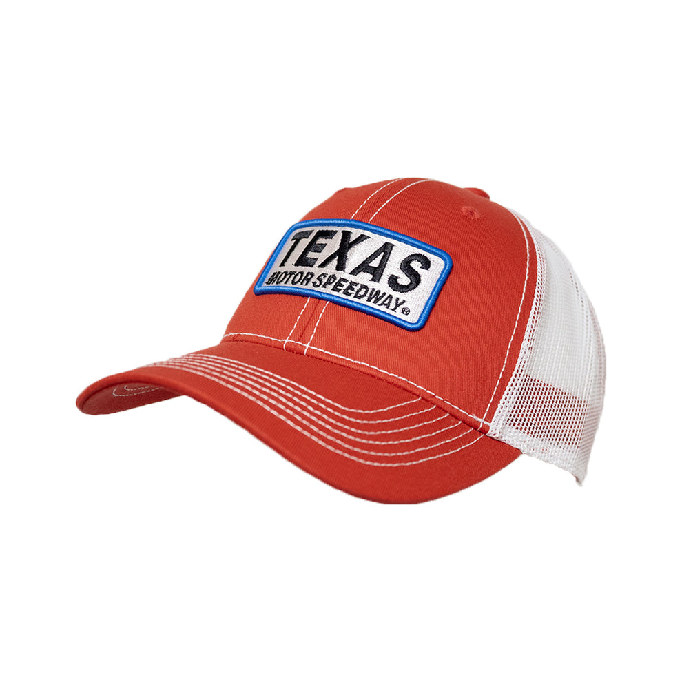 TMS Logo Patch Hat Red - Texas Motor Speedway – Speedway Motorsports