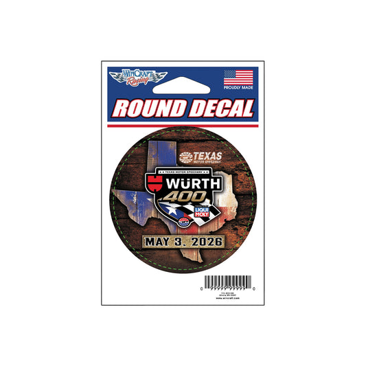 Würth 400 Round Decal
