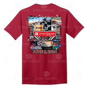 Toyota Save Mart 350 Event Tee Red