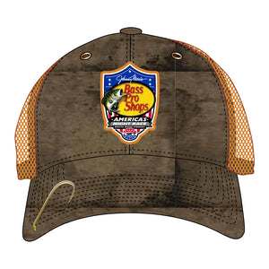 Bass Pro Shops Night Race Fish Hook Mesh Event Hat