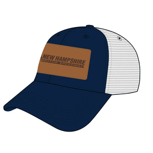 NHMS Leather Patch Hat