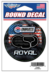 CMS DISTRESSED FLAG ROVAL DECAL