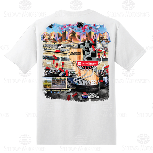 Toyota Save Mart 350 Event Tee White