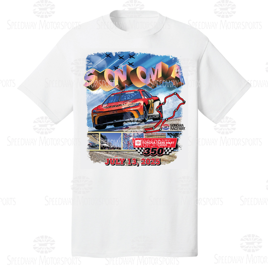 Toyota Save Mart 350 Event Tee White