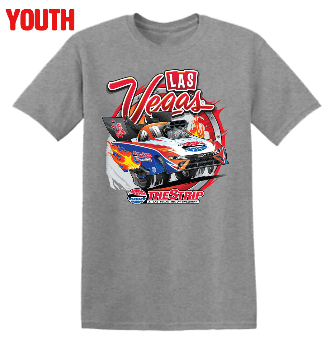 LVMS THE STRIP YOUTH TEE Ash