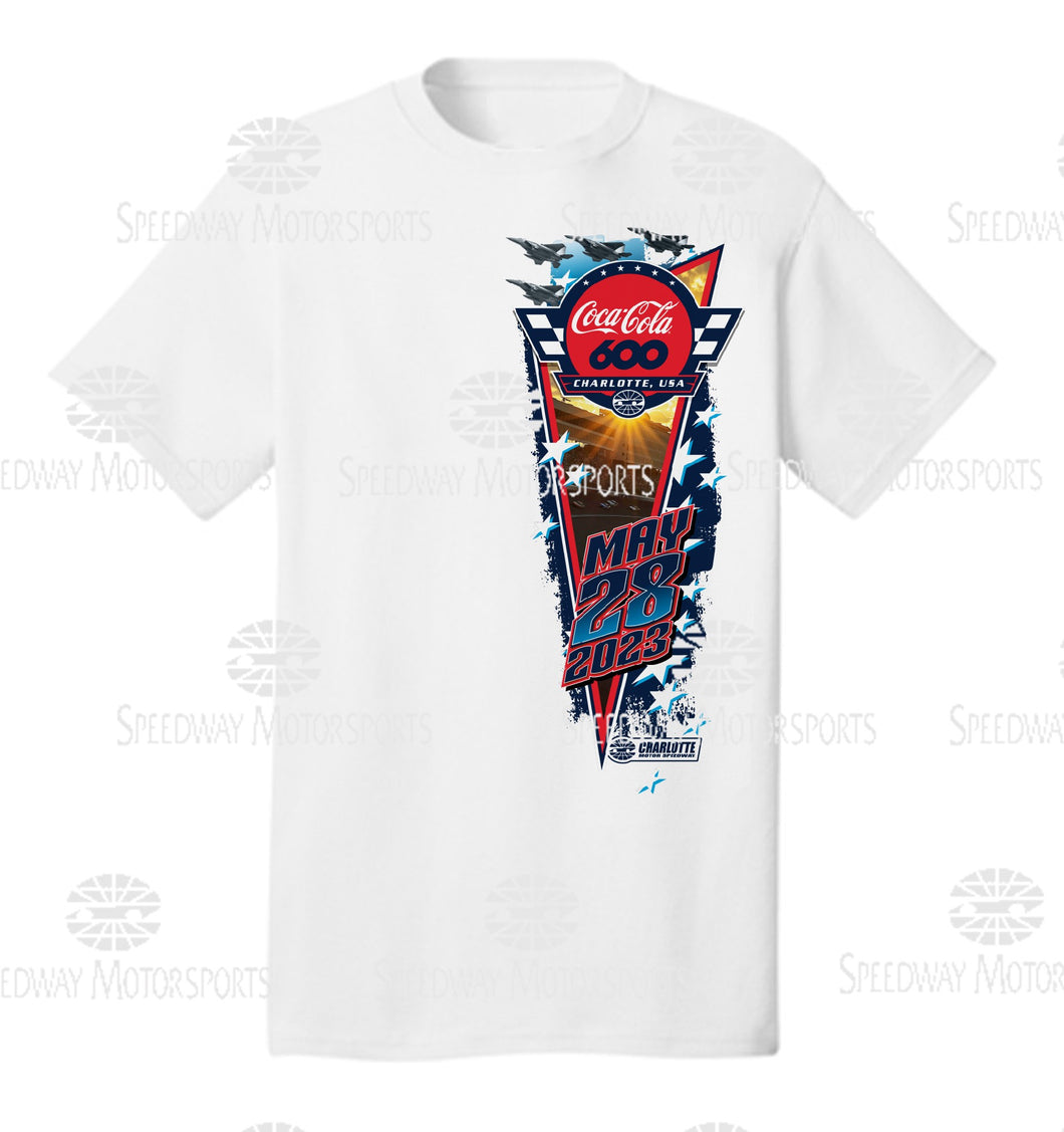 COKE 600 FLYOVER EVENT TEE White