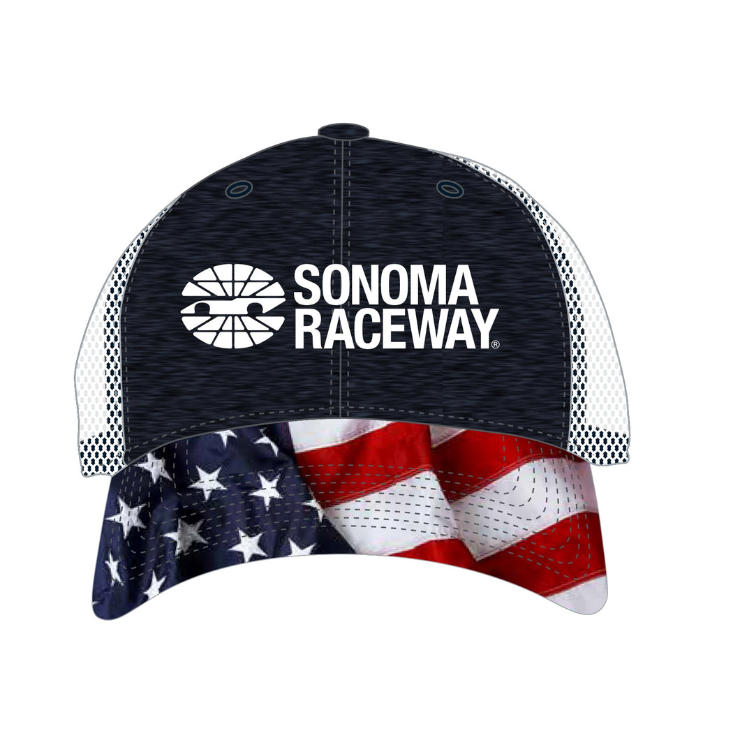 Sonoma USA Flag Cap Navy