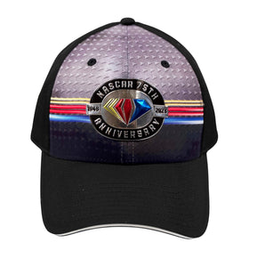 NASCAR 75th Logo Hat Blk