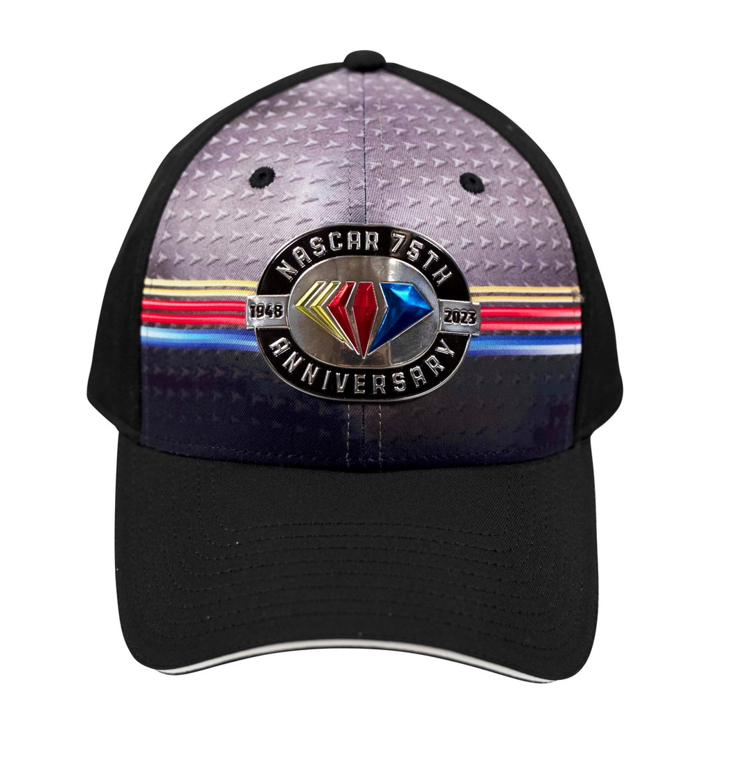 NASCAR 75th Logo Hat Blk
