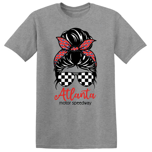 Ladies Messy Bun Tee